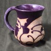 Matte Dragon Mug, Purple on Tan