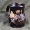 Skeleton Warrior on Black Mug